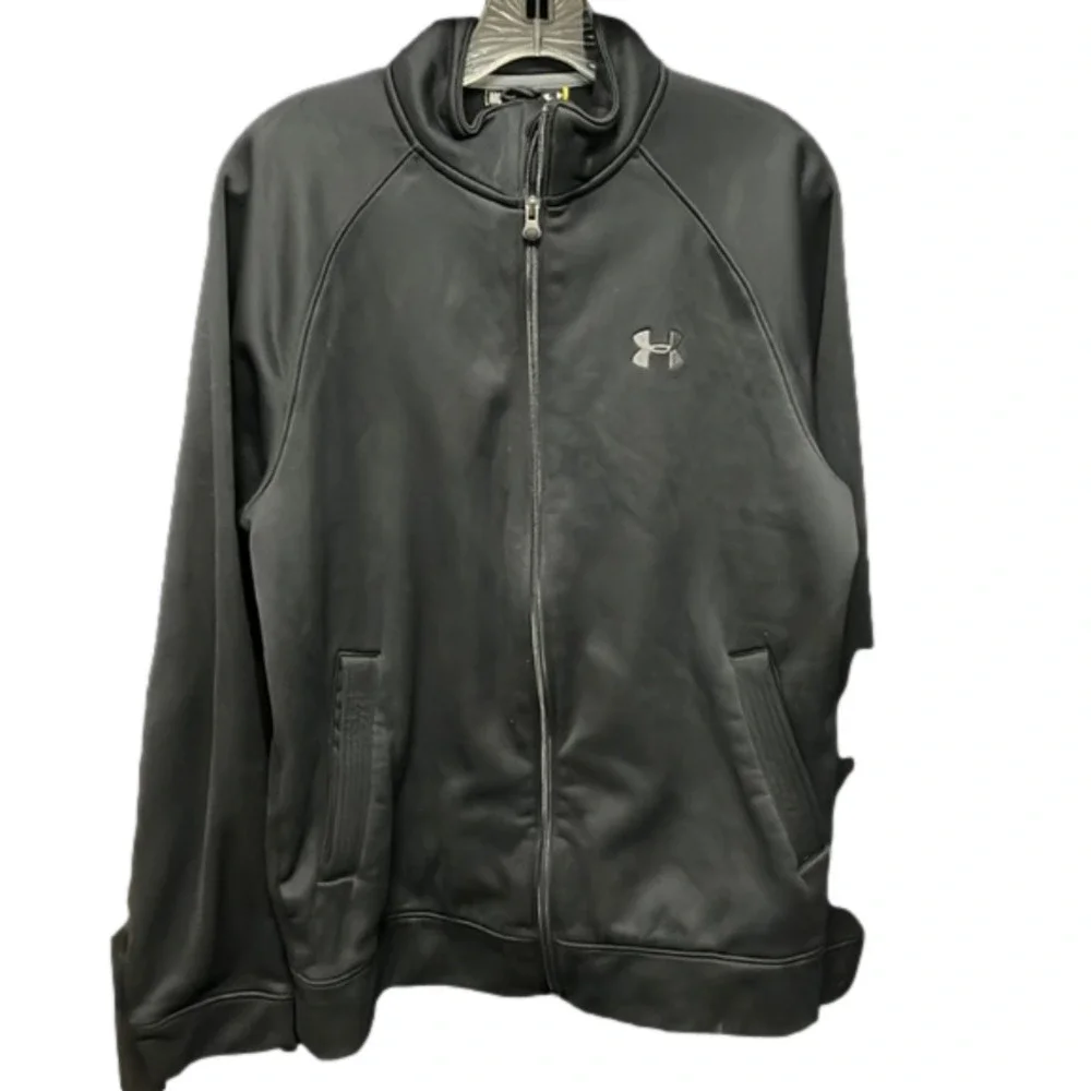 𝅺UA Black Fleece-Lined Full-Zip Jacket
